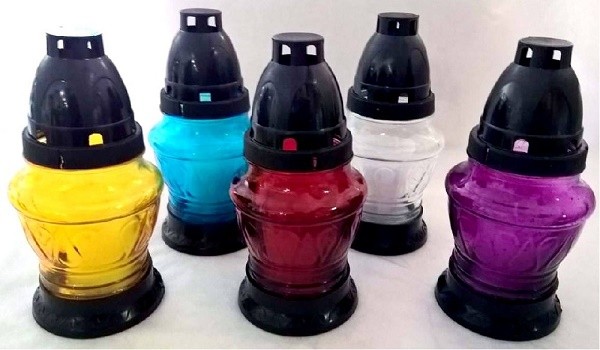 Svíčka hřbitovní lampa /sklo červená 90g Svíčka hřbitovní lampa /sklo červená 90g - Drogerie Osvěžovače a svíčky Svíčky hřbitoví